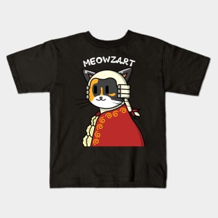 Cute Cat Kawaii Meowzart - Gift Idea Kids T-Shirt